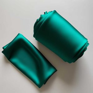 Charmeuse Silk – Emerald Green (2 Yards)