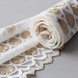 Gold Cord Lace – Bridal Quality (5 Yards)