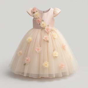 Floral Princess Gown – Age 4–8