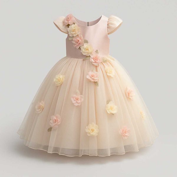Floral Princess Gown – Age 4–8