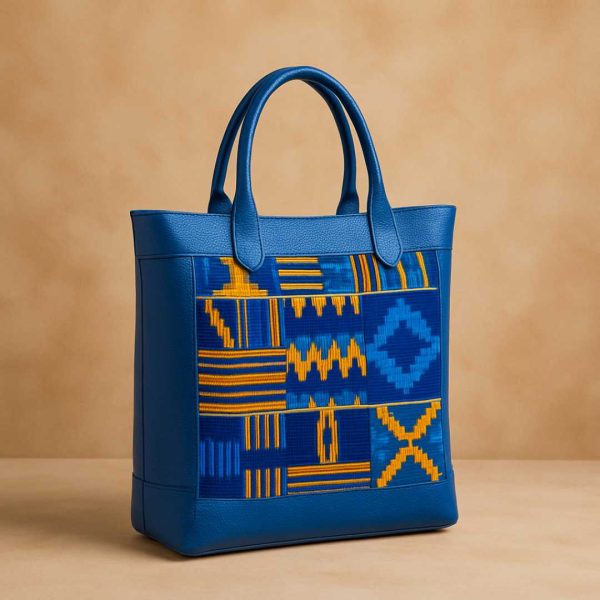 Kente Fabric Tote – Large - Image 6