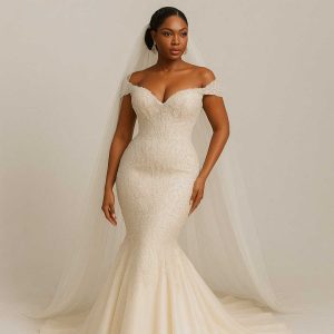 Luxury Beaded Mermaid Gown (Made to Measure)