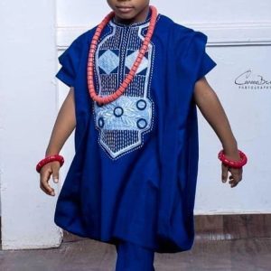 Blue Agbada