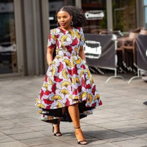 Boss Chic Patterned Dress
