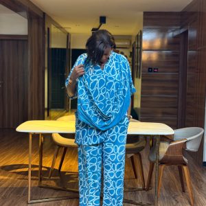 Women's Adire Chiffon Two-piece AT30