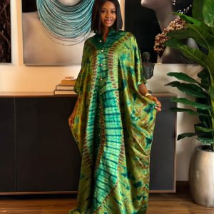 Women's Silk Shirt Dress AT38