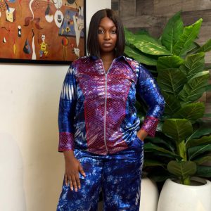 Women's Silk Two-piece AT45