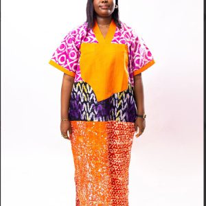 Women's Adire Cotton Bubu AT57