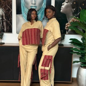 Women's Two-piece Linen AT25