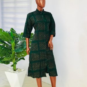 Adire Shirt Dress